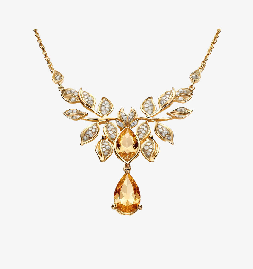 Gold Heart Locket Necklace – Bild 3